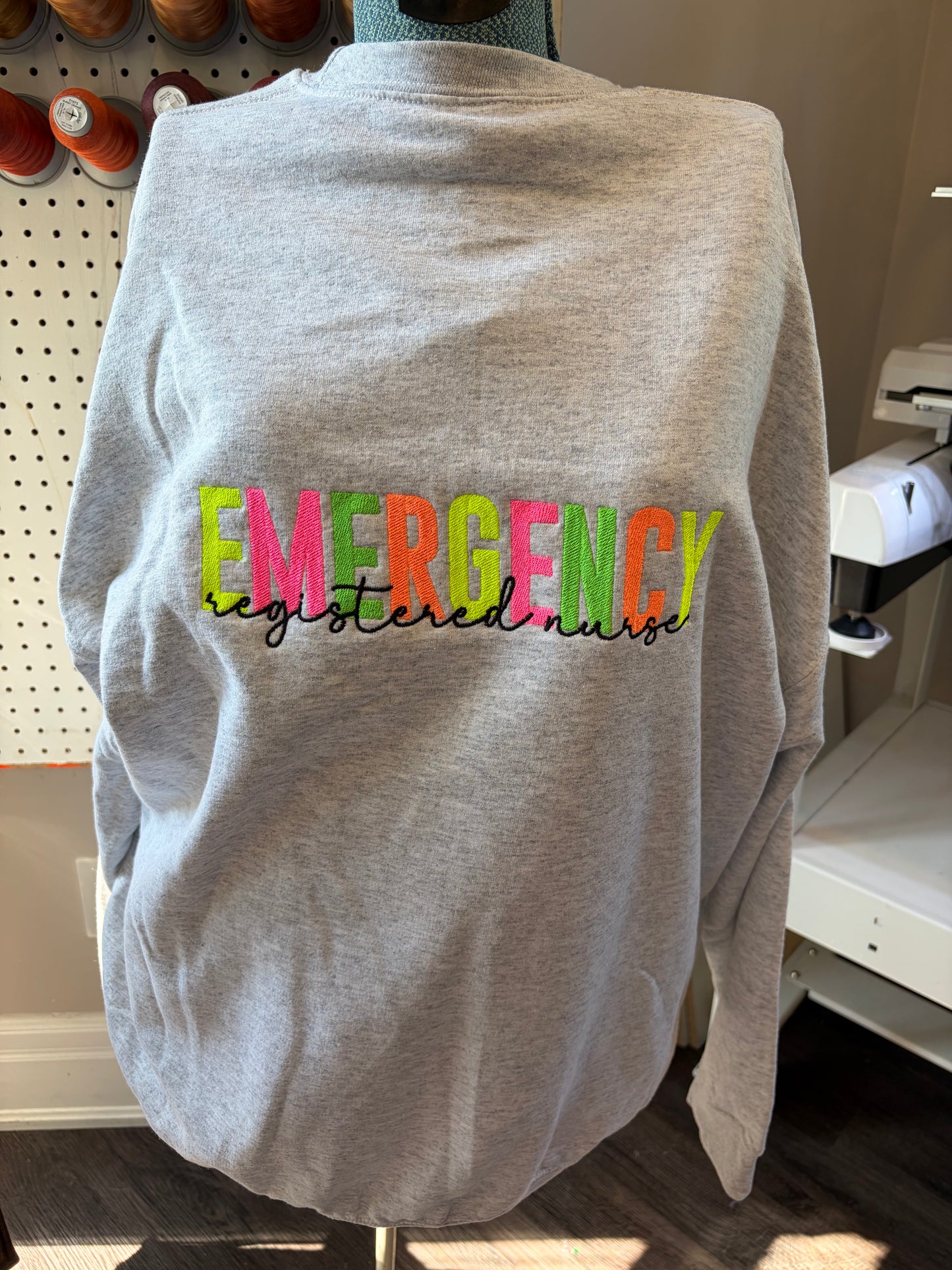XL Ash Grey Emergency RN Crew