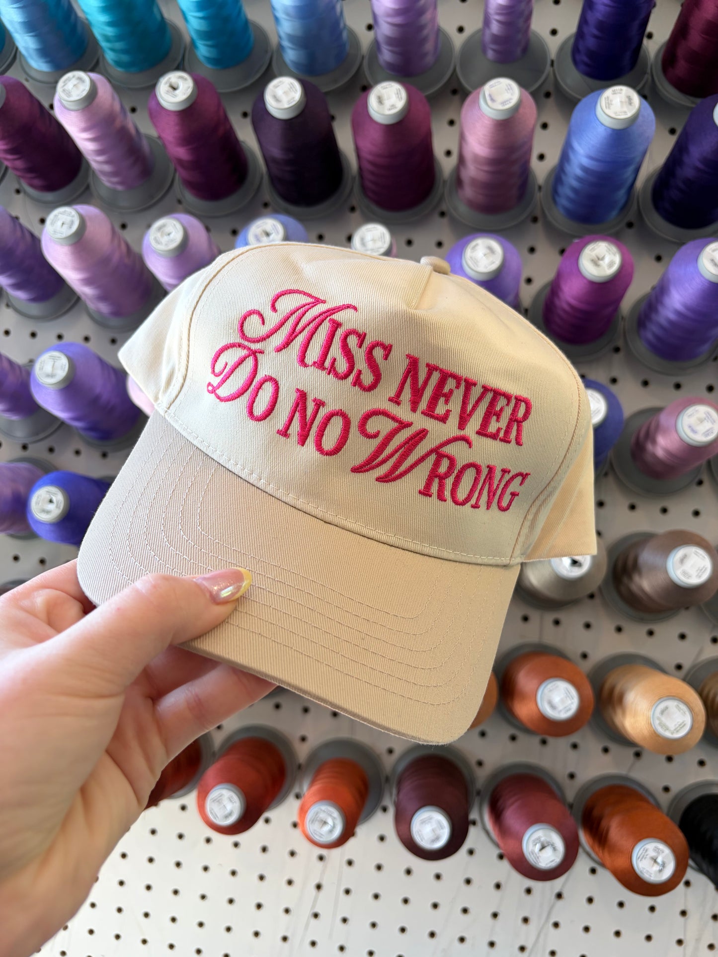 Sand Miss Never do no Wrong Trucker Hat