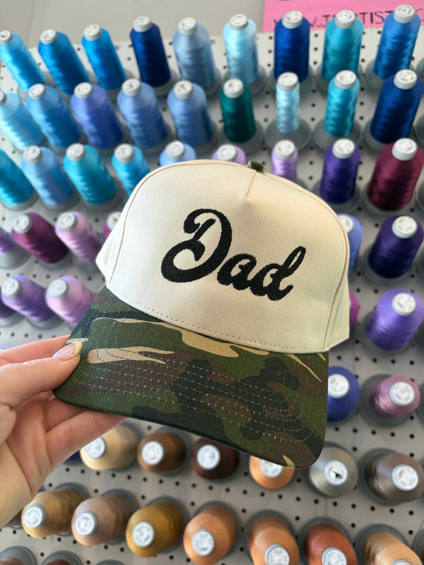 Camo Dad Trucker Hat