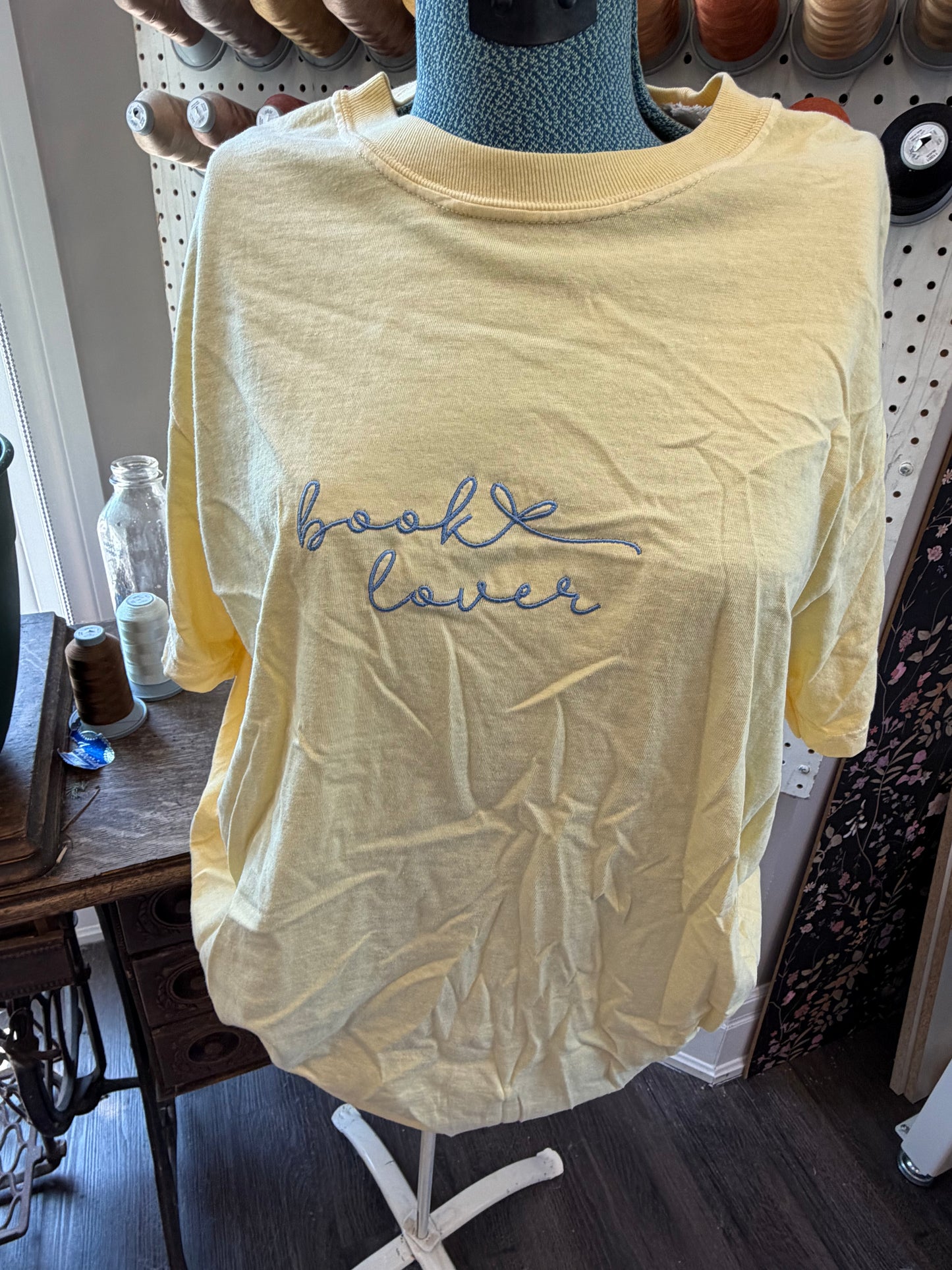 Large Butter Book Lover Tee
