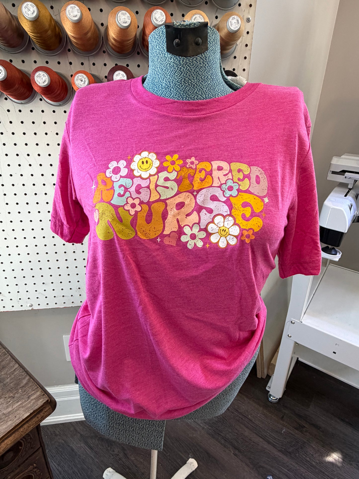 XS pink Registered nurse (printed)