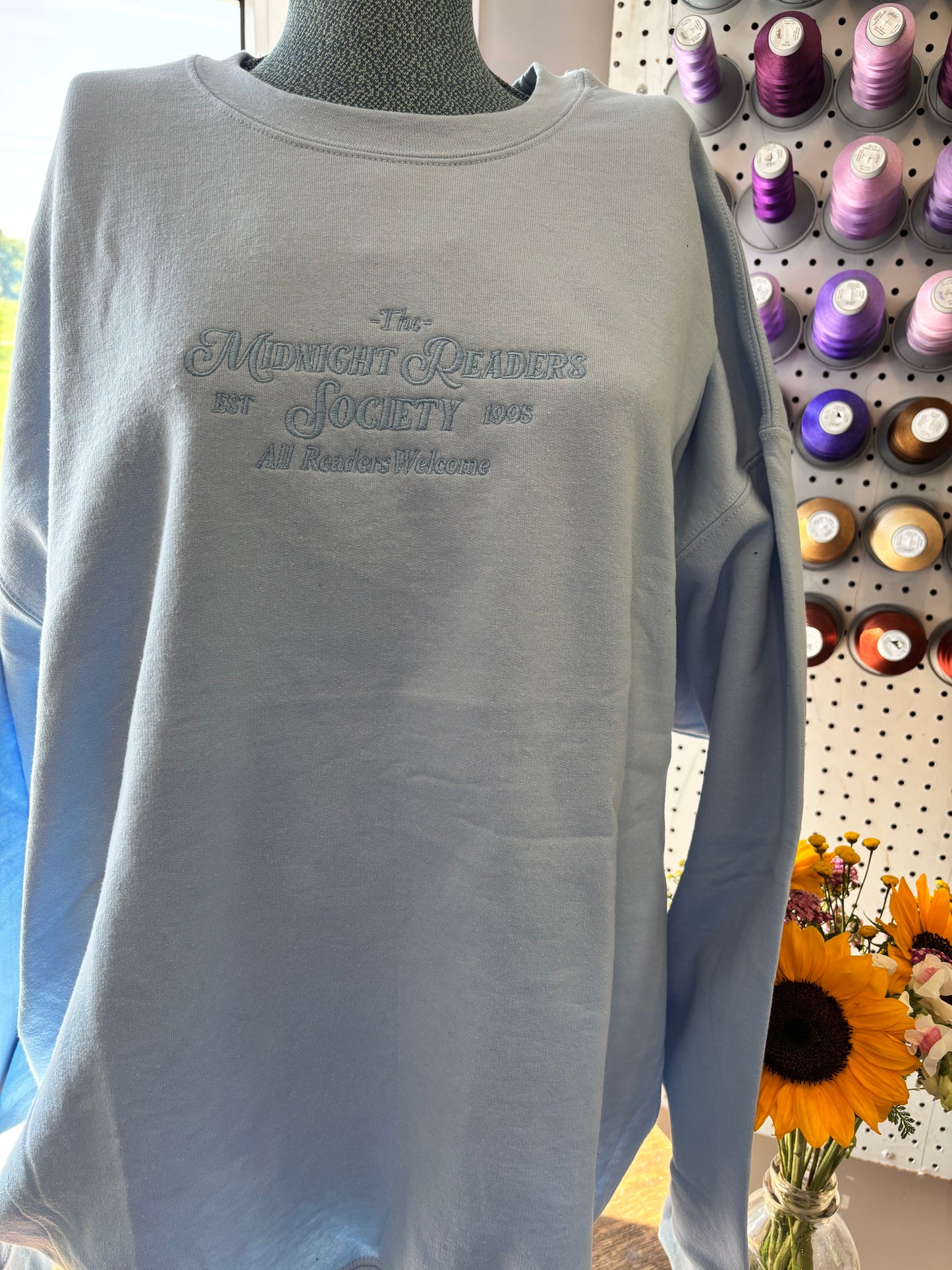 2XL Blue Midnight Readers Crew