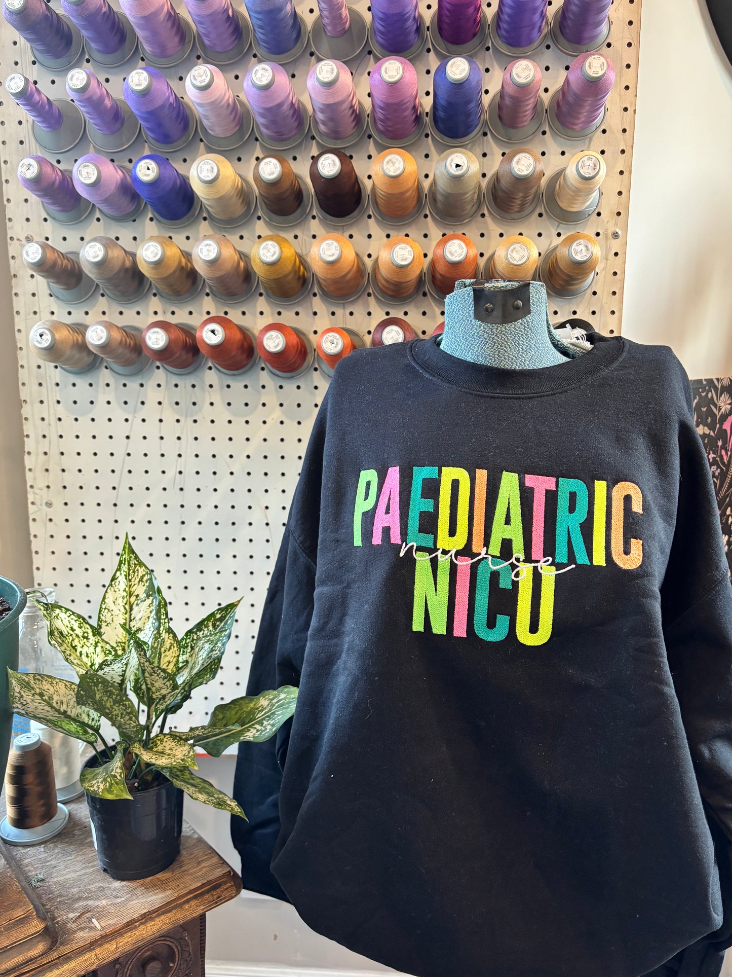 large black paediatric nicu nurse crew
