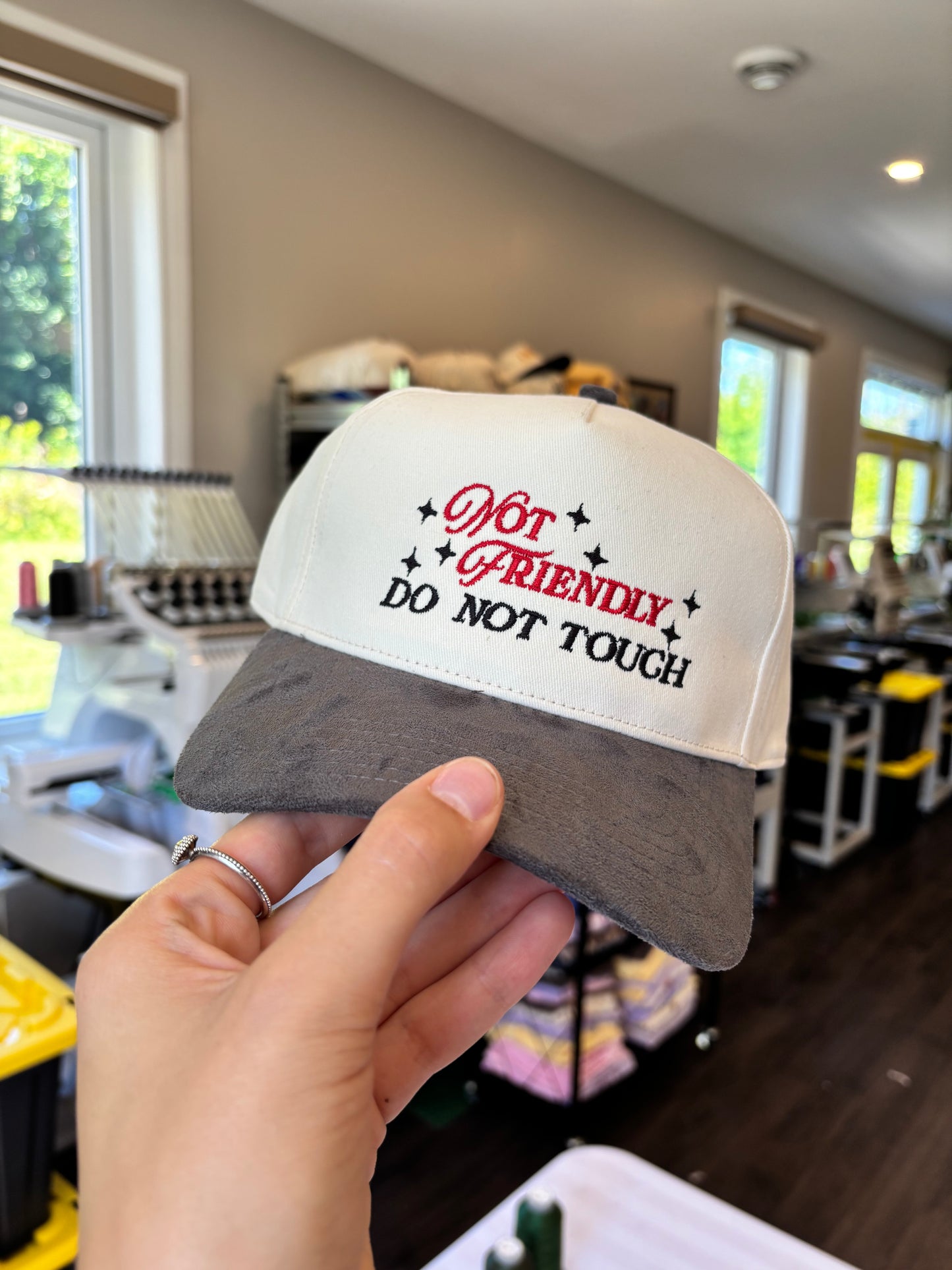 *Pre-Order* Not Friendly, Do Not Touch Trucker Hat
