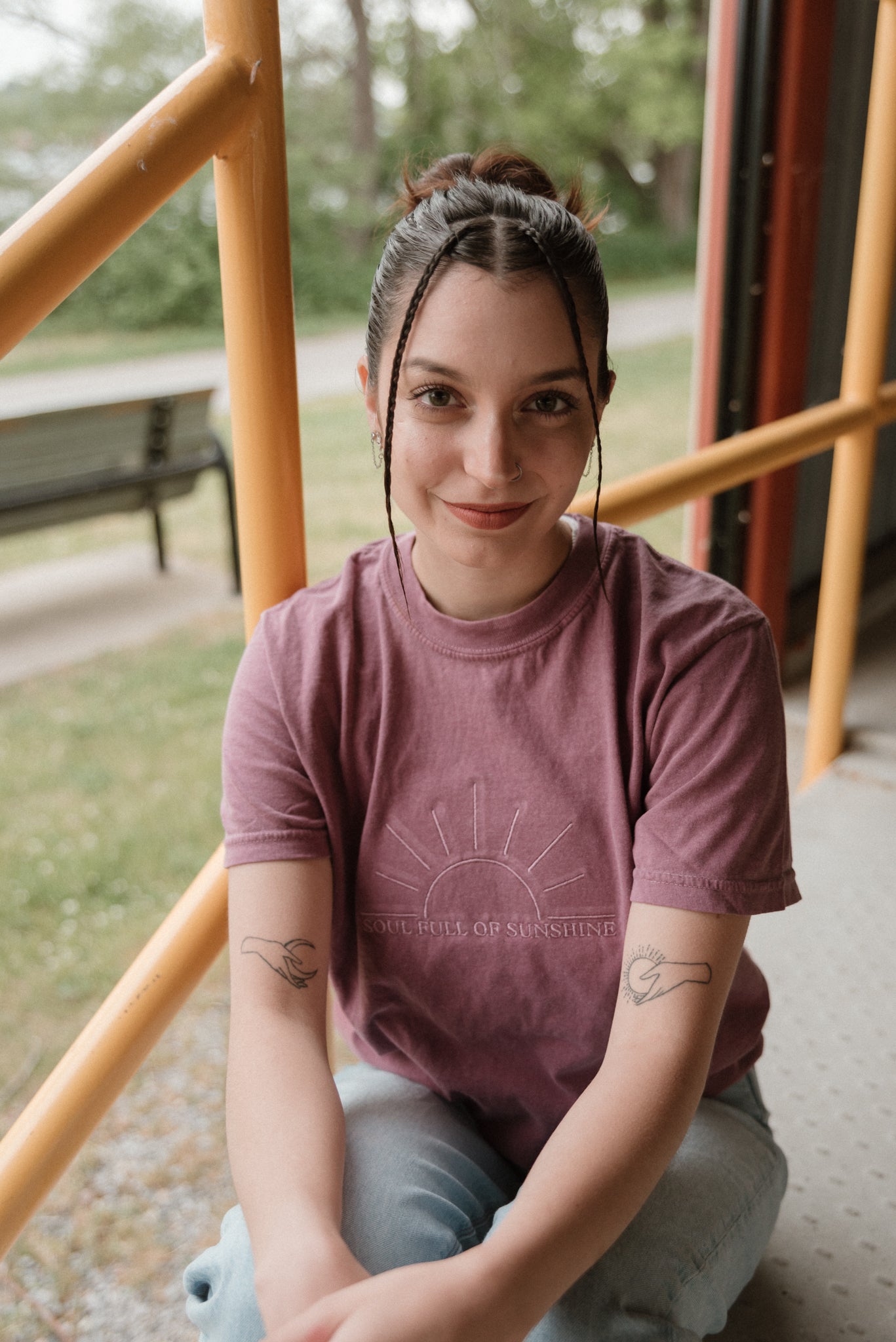 Soul Full of Sunshine - Berry Tee