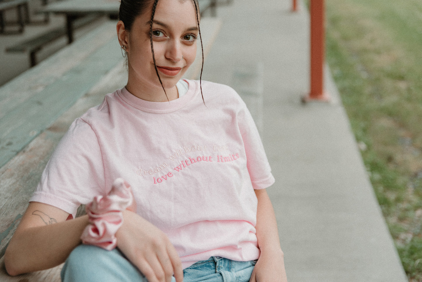 Dream Without Fear, Love Without Limits - Blossom Tee