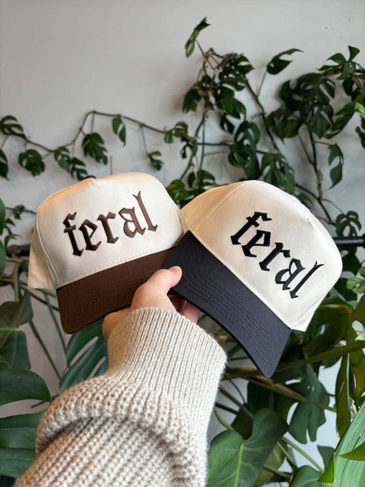 *Pre-Order* Black Feral Trucker Hat