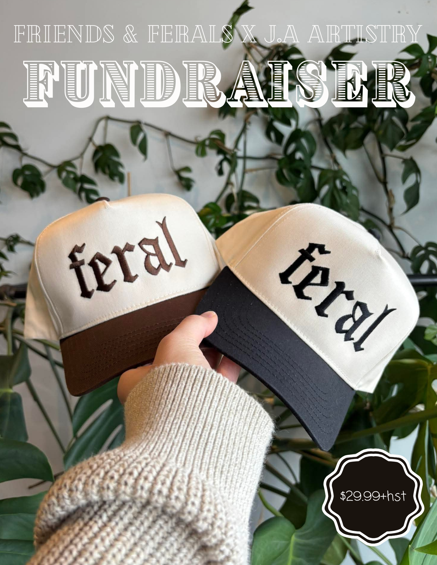 Feral Trucker Hat (Friends & Ferals Fundraiser) (Copy)