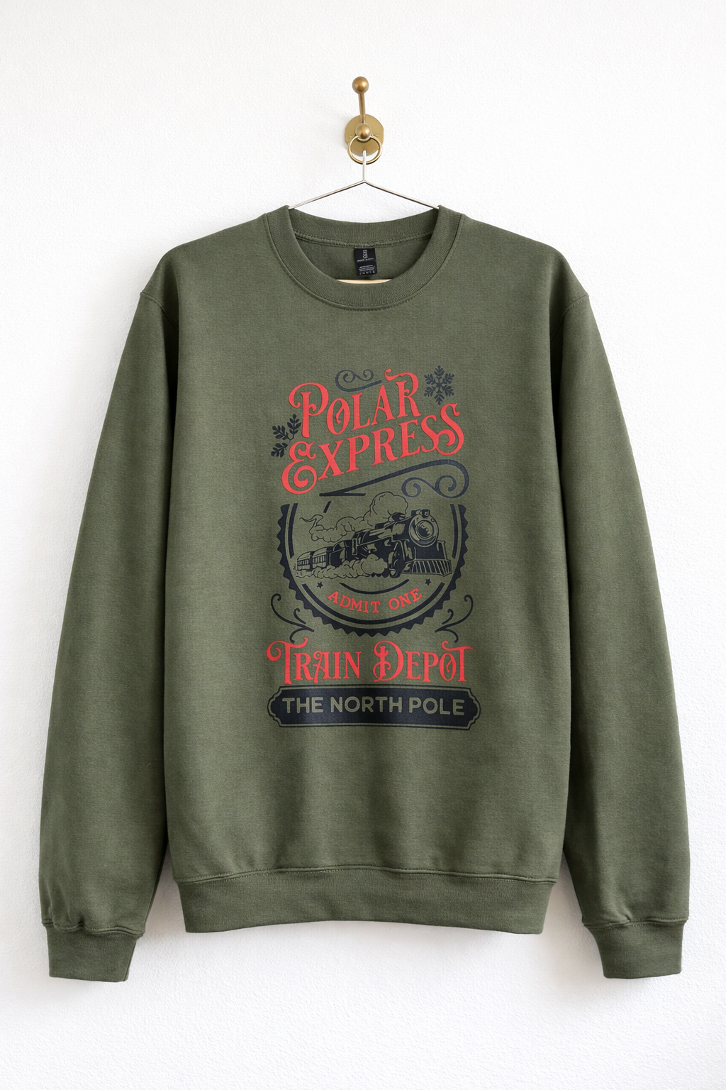 Large Polar Express Crewneck