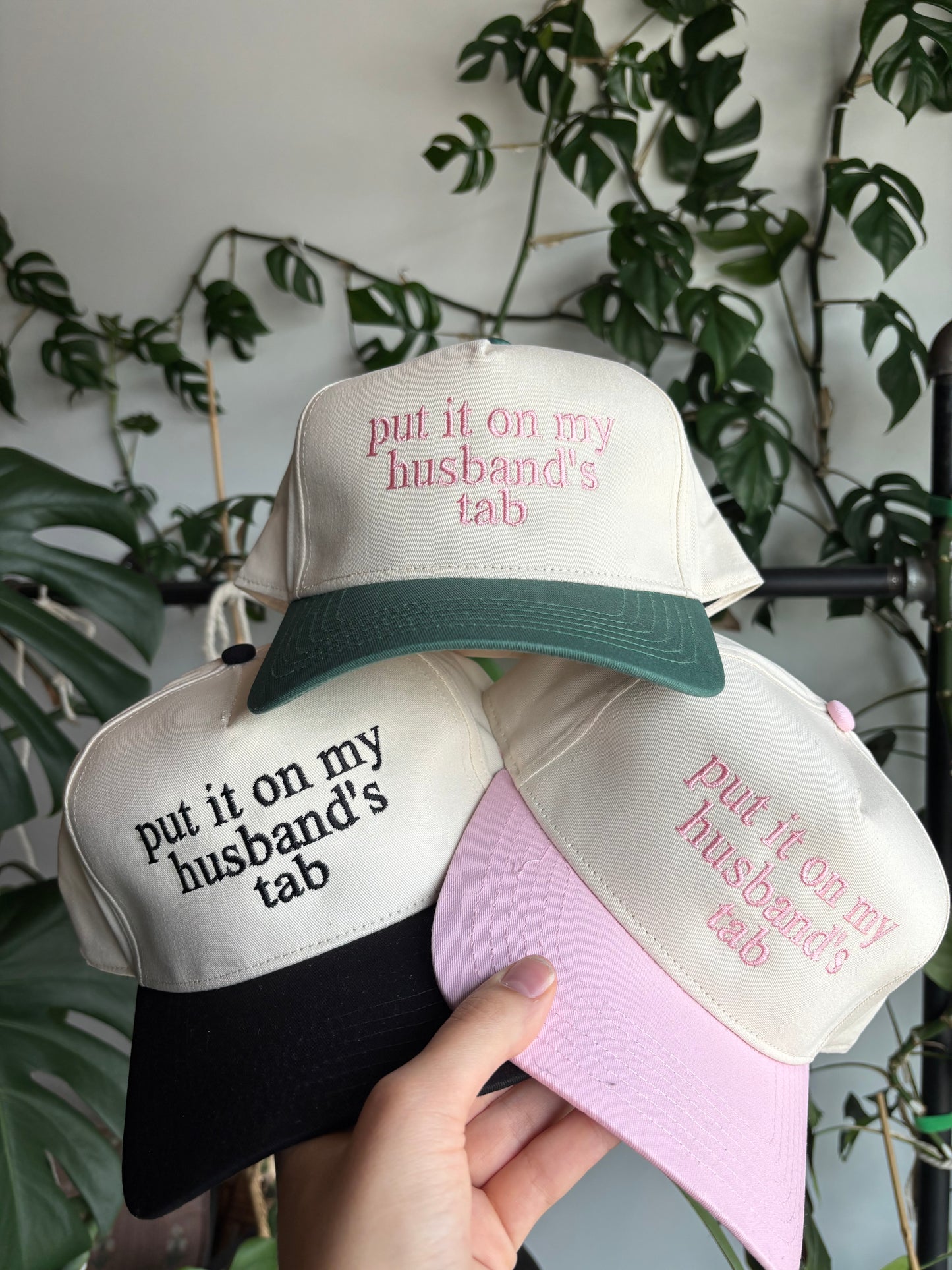 Put it on my dads Tab, Trucker Hat