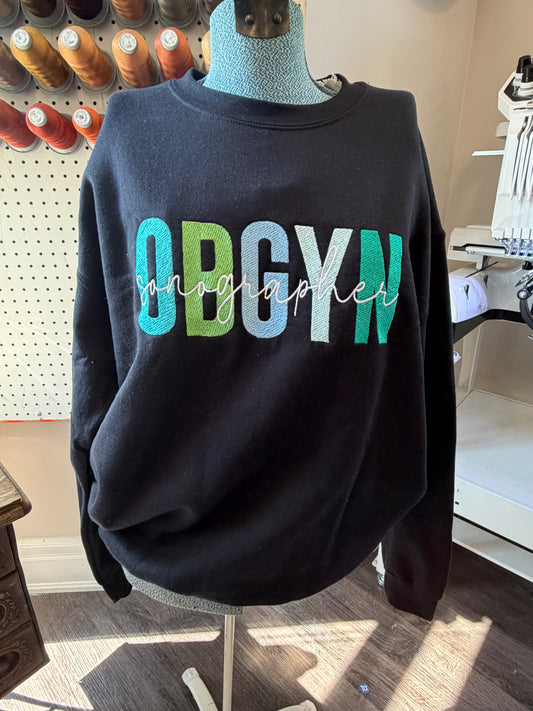 Large Black OBGYN Sonographer Crew