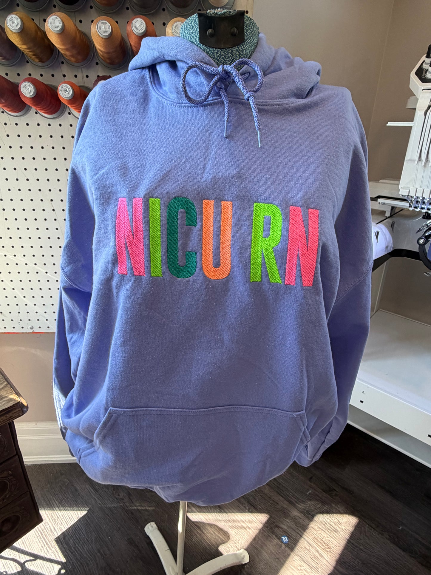 XL Violet NICU RN Hoodie