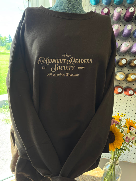 3XL Brown Midnight Readers Crew
