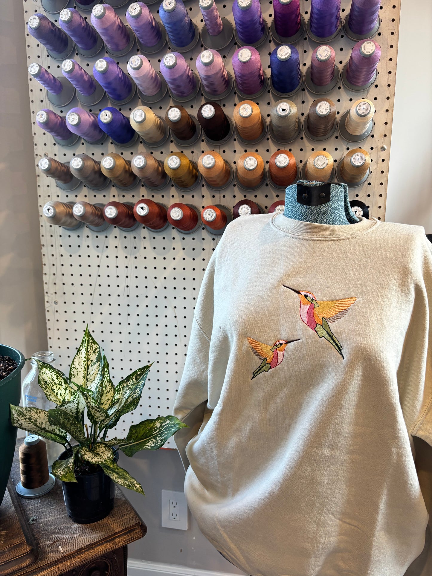 large sand humming bird crew